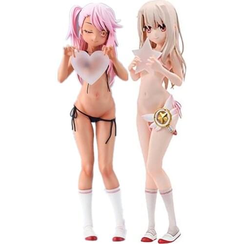 Amakuni Fatekaleid liner Prisma Illya Illyasviel and Chloe PVC Action Figure Anime Figure Collectible Model Toys For Gift