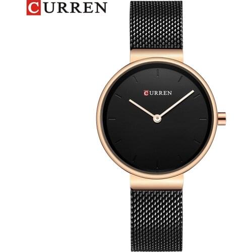 2018 CURREN Watch Women Casual Fashion Quartz Wristwatches Ladies Gift Creative Dial Relogio Feminino for Girl