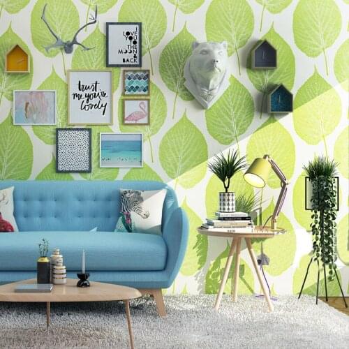 Black And White Leaf Wallpaper Pvc Vinyl 3d Wallpapers For Bedroom Living Room Rustic Wallpaper For Walls,background Mural Walls