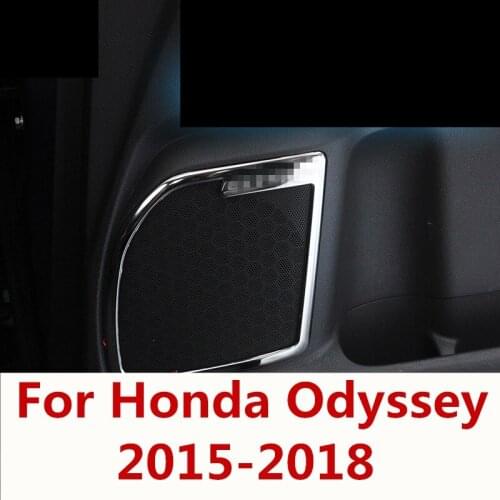For Honda Odyssey 2015-2018 styling detector Inside Audio Speak Sound Ring circle lamp trim Interior decoration Auto Accessories