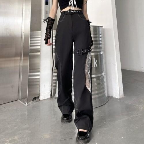 Itsyoung Women's Straight Trousers