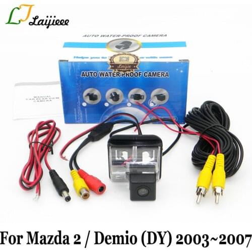 Rear View Camera For Mazda 2 Mazda2 DY 2003 2005 2006 2007 / HD CCD Night Vision Auto Reverse Parking Camera For Mazda Demio DY