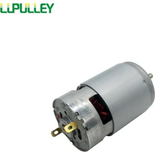 LUPULLEY 775 Motor Micro DC 12V 24V Gear Motor 4000rpm/8000rpm Electric Spindle Motor Variable High Speed Reversible Rotation