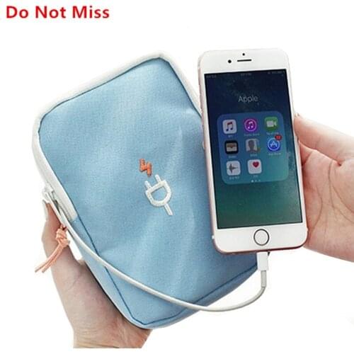 Do Not Miss Portable Travel Storage Cable Bags Data Line Organizer Bags Multifunction USB Charger Sorting Travel Accessories Bag