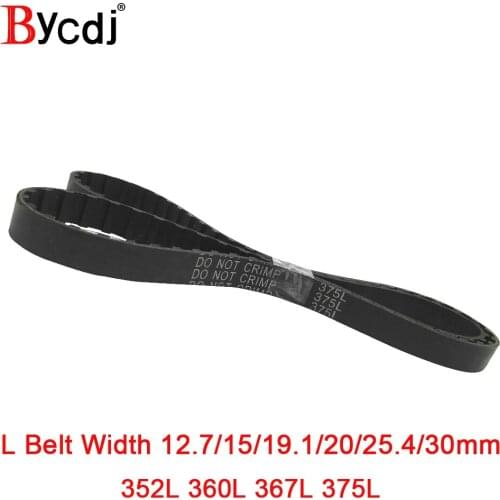 Trapezoid L Timing belt C=352/360/367/375 Width 050/12.7mm 075/19.1mm 25.4mm Synchronous Belt 352L 360L 367L 375L