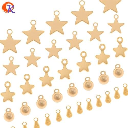 Cordial Design 100Pcs Jewelry Accessories/Hand Made/Genuine Gold Plating/Crimp & End Beads/Connectors/Jewelry Finding Components