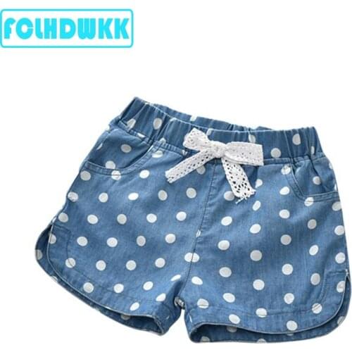 90-130cm kids clothing 2018 girls short hot summer girls Fashion pants shorts Trousers Kids Summer Printing Cotton Shorts