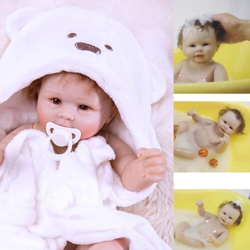 NPK DOLL 50Cm Silicone reborn doll baby boy doll reborn for children gift alive bonecas reborn de silicone real kids toys