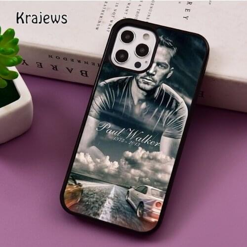 Paul Walker Fast & Furious Silicone phone Case For iPhone 5 SE 2020 6S 7 8 Plus 12 mini 11 Pro X XR XS Max Samsung S9 S10 coque