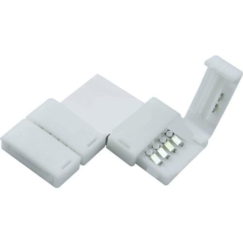 1000pcs High-quality L shape 4Pin LED connector to connect the right angle corner 5050 RGB LED strip 3 years warranty