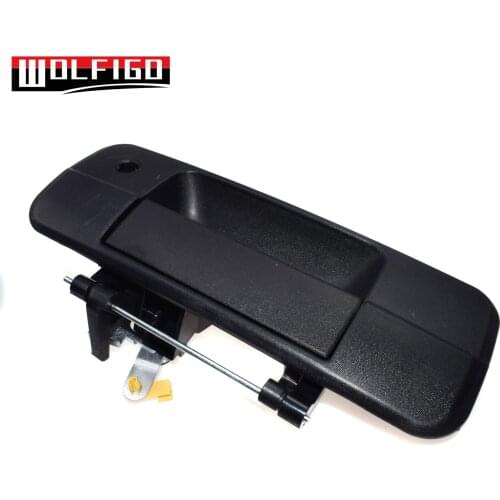 WOLFIGO New Black Outer Tailgate Handle w/ Keyhole w/o Camera for Toyota Tundra 2007-2013 690900C040,TO1915113