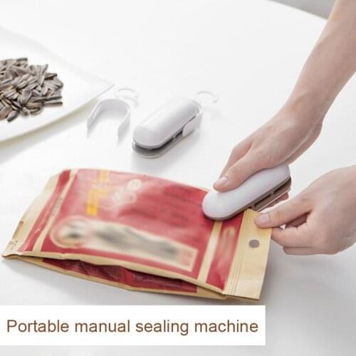 Sealing Clip Ackaging Sealing Machine Sealing Clip Mini Home Heat Bag Sealer Sealing Machine Plastic Bag Food Packaging