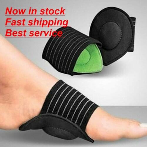 1 Pair Foot Support Strutz Cushioned Arch Helps Decrease Plantar Fasciitis Pain