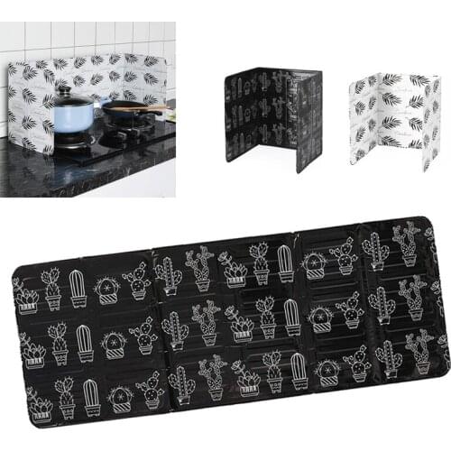 1pc Oil Splash Guard Home Kitchen Stove Foil Plate Prevent Oil Splash Cooking Hot Baffle Kitchen Tool Aluminum Foil For Kitchen