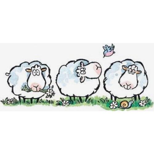 10x6 little sheep Transparent Clear Rubber Stamp Sheet Cling Scrapbooking Photo Album PaperCard DIY Craft