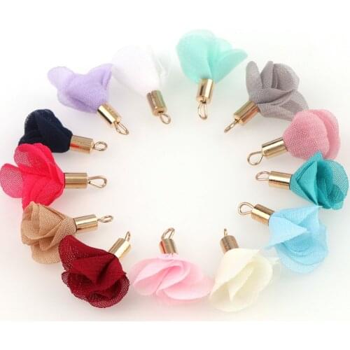 20pc mini 30mm Tassels Flowers / Jewelry Accessories/Jewelry Decoration/Diy Earrings Findings/Brooch Production/Clothing Making