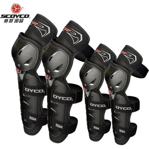 2018 Summer Scoyco Motorcycle knee pads elbow of off-road locomotive riding drop protection equipment of PE and EVA 4 PCS/Set