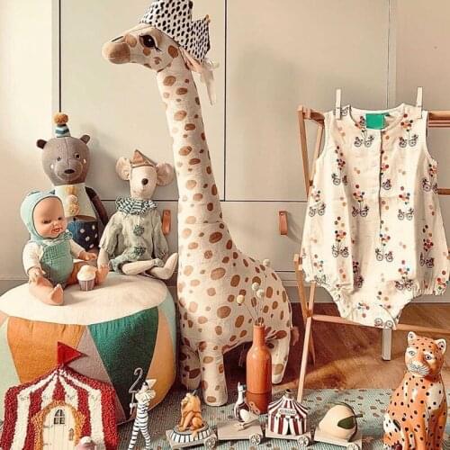 67CM Children Lovely Plush Cartoon Animal Giraffe Doll Giant Large Stuffed Animals Soft Kids Girl Boy Toys Christmas Gift