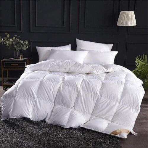 95% Goose Down Comforter Duvet Duvet Core Washable Exquisite Fluffy Thick Winter Bedding Warm Feather Quilt Duvet Core for Home