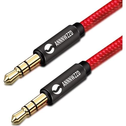 3.5mm Jack Audio Cable Jack 3.5mm Male to Male Audio Aux Cable 1m 2m 3m For Samsung S10 Car Headphone Speaker Wire Line Aux Cord