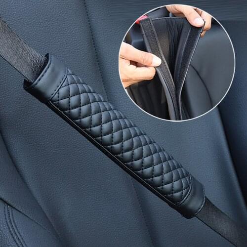 Car Safety Belt Protector Pad Seat-Belt Covers For Ford Focus 2 1 Fiesta Mondeo 4 3 Transit Fusion Ranger Mustang KA S-Max