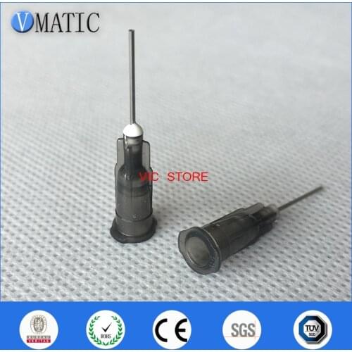 Free Shipping 22G High Quality Pinhead Dispensing Machine Syringe Needle Metal Pinhead Glue Dispensing Needle Tip 1/2 Inch