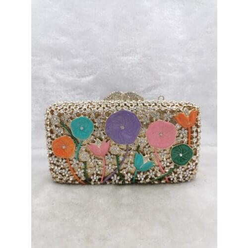 XIYUAN Brand Hollow Out Diamond Women Evening Bags Clutch Bag Fashion Wedding Party Banquet Luxury Handbags Female Clutches