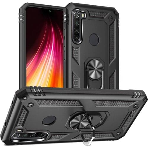 For Xiaomi Redmi Note 8T Case Cover Armor Rugged Military Shockproof Magnetic Car Holder Ring Case for Xiaomi Redmi Note 8T 8 T
