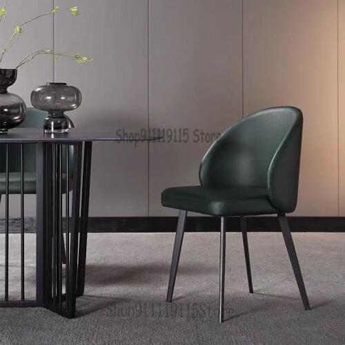 Designer Dining Chair Simple Modern Small Family Leisure Coffee Shop Italian Minimalist Nordic Luxury Home Back Chair
