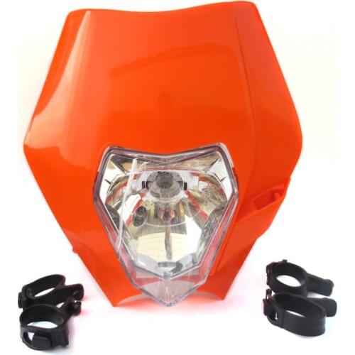 12V 35W Headlights Head Lamp Fairing for Motorcycle MX Dirt Bike Off Road Dual Sport KTM SX EXC XCF SXF SMR