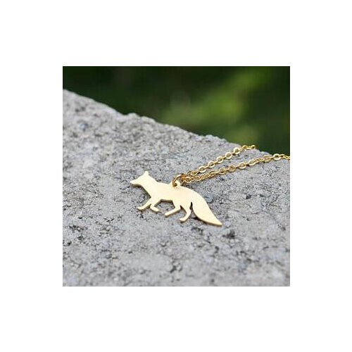 2018 Trendy Fox Charm Foxy Wolf Necklace Women Animal Necklaces Drop Shipping Accepted YP6026