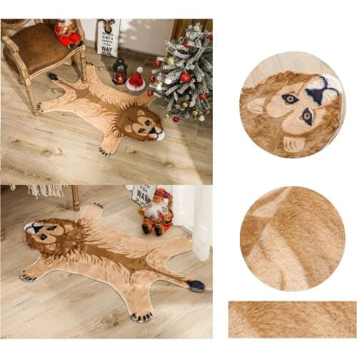 Imitation Animal Skin Carpet Rugs Home Living Room Decorate Bedroom Floor Mats Bedside Carpets Kids Room Rug