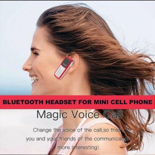 BM30 Mini Small GSM Mobile Phone Headset Cell Earphone Dial-Up Dialer Wireless Pocket Mp3 Smallest With Headset Bluetooth M1X9