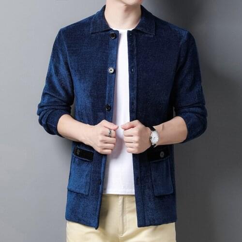 2021 Winter Thermal Velvet Jackets Mens Oversized Jackets Flannel Man Felted Coat Elderly Big Size Warm Coats Large Size Husband