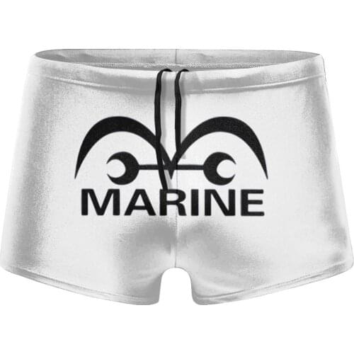 Men Anime Cartoon beach swimming trunks MARINE swimsuits Boy for the sea Pool