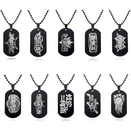 Anime My Hero Academia Necklace Cartoon Figure Boku No Hero Cosplay Pendant Military Tag Charm Fans Jewelry Xmas Gift