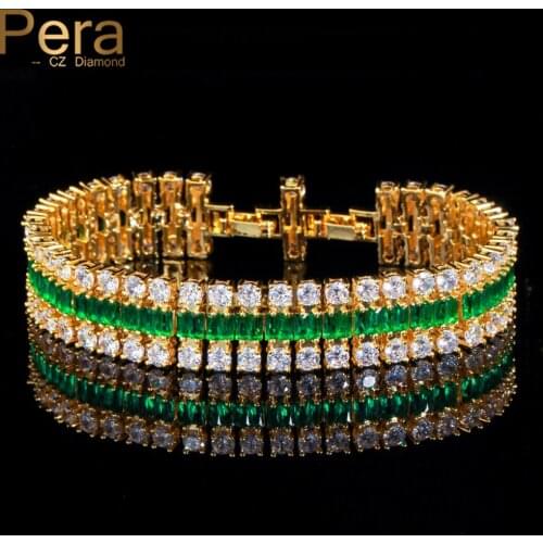 Pera CZ Wide Bracelets