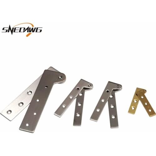 Stainless Steel Pivot Hinge Hidden Cabinet Hinge 180Degree Rotatary Cupboard Conceal Furniture Pivot Hinge