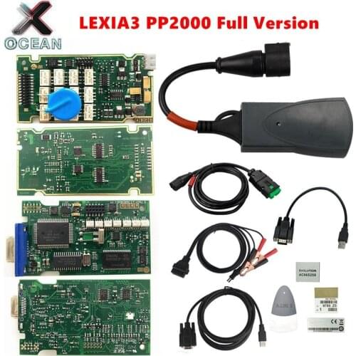 Full Version Lexia3 PP2000 Full Chips Diagbox V7.83 V8.55 Lexia 3 For Citroen/FOR Peugeot Super Firmware Reference 921815C