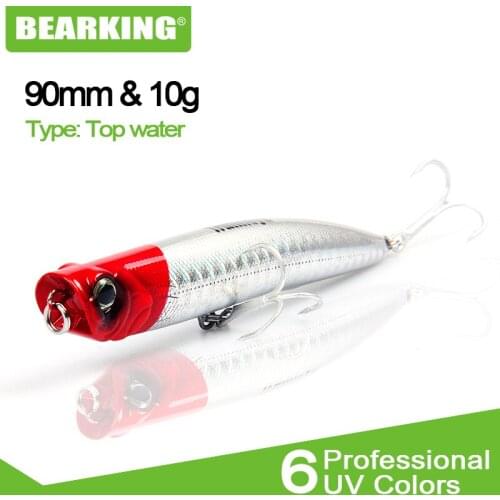 BEARKING Hot Sale 9cm 10g Bearking New 1PC New Arrival Minnow Hard Fishing Lure Bait 2017 hot Fishing Tackle Artificial Lures Ba