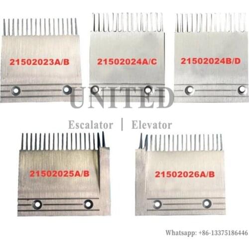 Escalator Comb 21502023A B 21502024A C 21502024B D 21502025A B 21502026A B