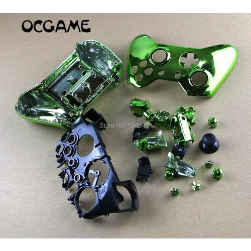 OCGAME 8 colors replacement Chrome full Housing Shell Case with button for Xbox one Wireless Controller