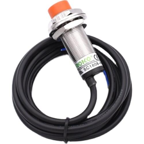 Taiwan original ROKO SC1808-N proximity switch three-wire NPN normally open cylindrical sensor 24V