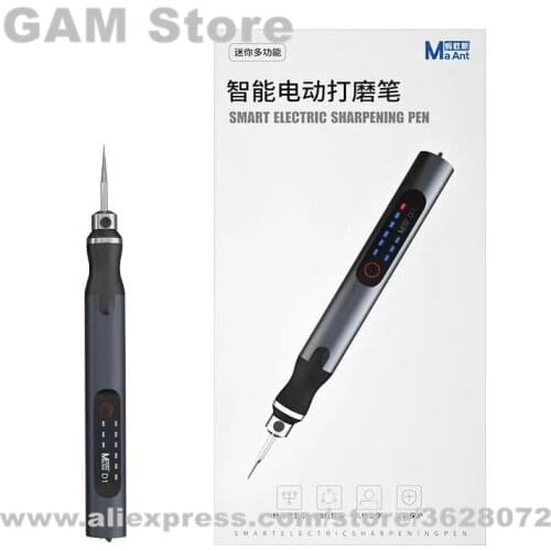 MaAnt D1 Intelligent Grinding Pen Smart Electric Sharpening Mini Speed Pen Multi Functional For iPhone Board Swap Jade Carving