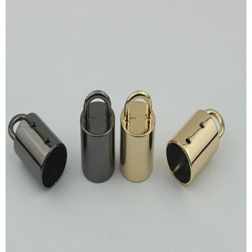 10 PCS / lot) luggage handbags high-grade leather tassel hanging bell buckle hardware accessories