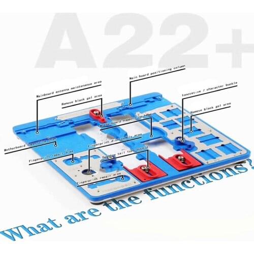 12-in-1 MIJING A22 + motherboard repair PCB fixture for iPhone 5S / 6 / 6S / 6SP / 7 / 7P / 8 / 8P / XR maintenance platform