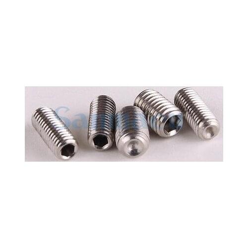 5Pcs M10 Cup Point Socket Hex Set Grub Screws 304 Stainless Steel