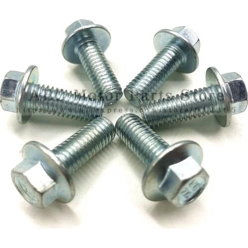 6pcs Rear Sprocket Bolts Screw For Motorcycle Dirt Pit Bike M8*25 Chain Drive System Parts Free Shipping