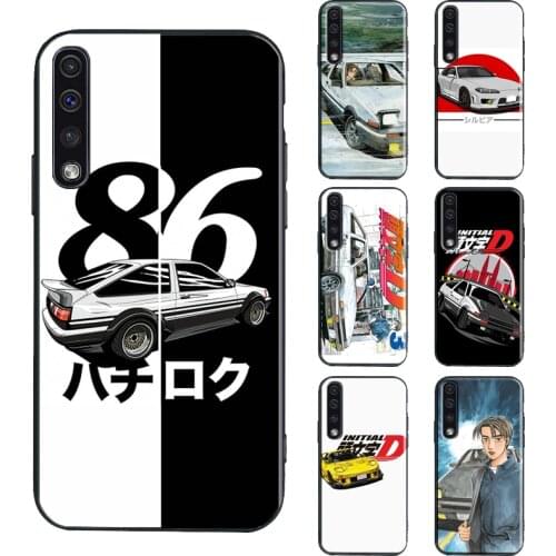 Amine INITIAL D AE86 Car Phone Case For Samsung A71 A51 A31 A11 A21S A20e A70 A50 A40 A10 A20 S A12 A32 A42 A52 A72
