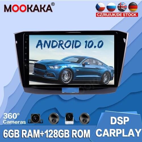 128GB Android 10.0 Car Multimedia Player For Volkswagen VW Passat 2016 - 2018 Radio GPS Navigation Audio Tape Recorder Head Unit